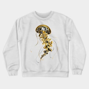 Golden Jellyfish Crewneck Sweatshirt